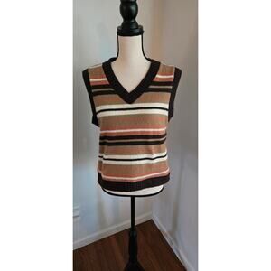 Womens 90s vintage v neck sweater vest
